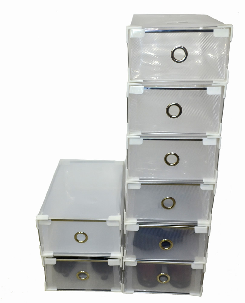 12x 6x Schuhboxen Aufbewahrungsbox Faltbox Schuhkästen schuhe box